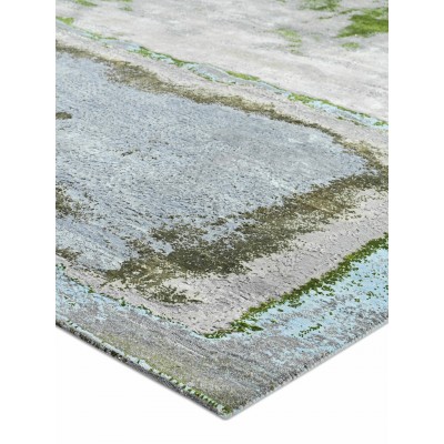 Waterlily No. 15 GreenRust on Grey